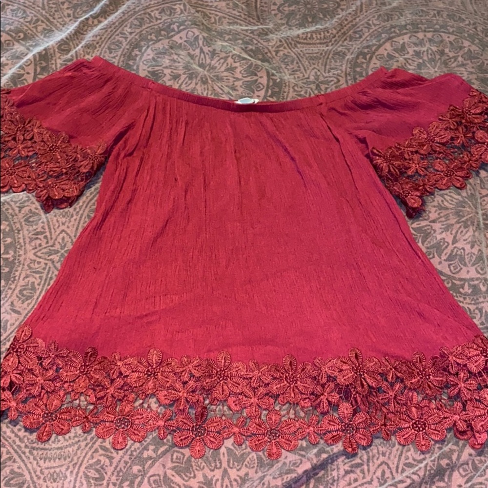 Off the shoulder top